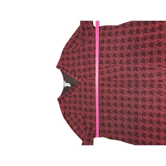 Catherine’s Top Size 4X Black/Red Knit - Picture 3 of 7
